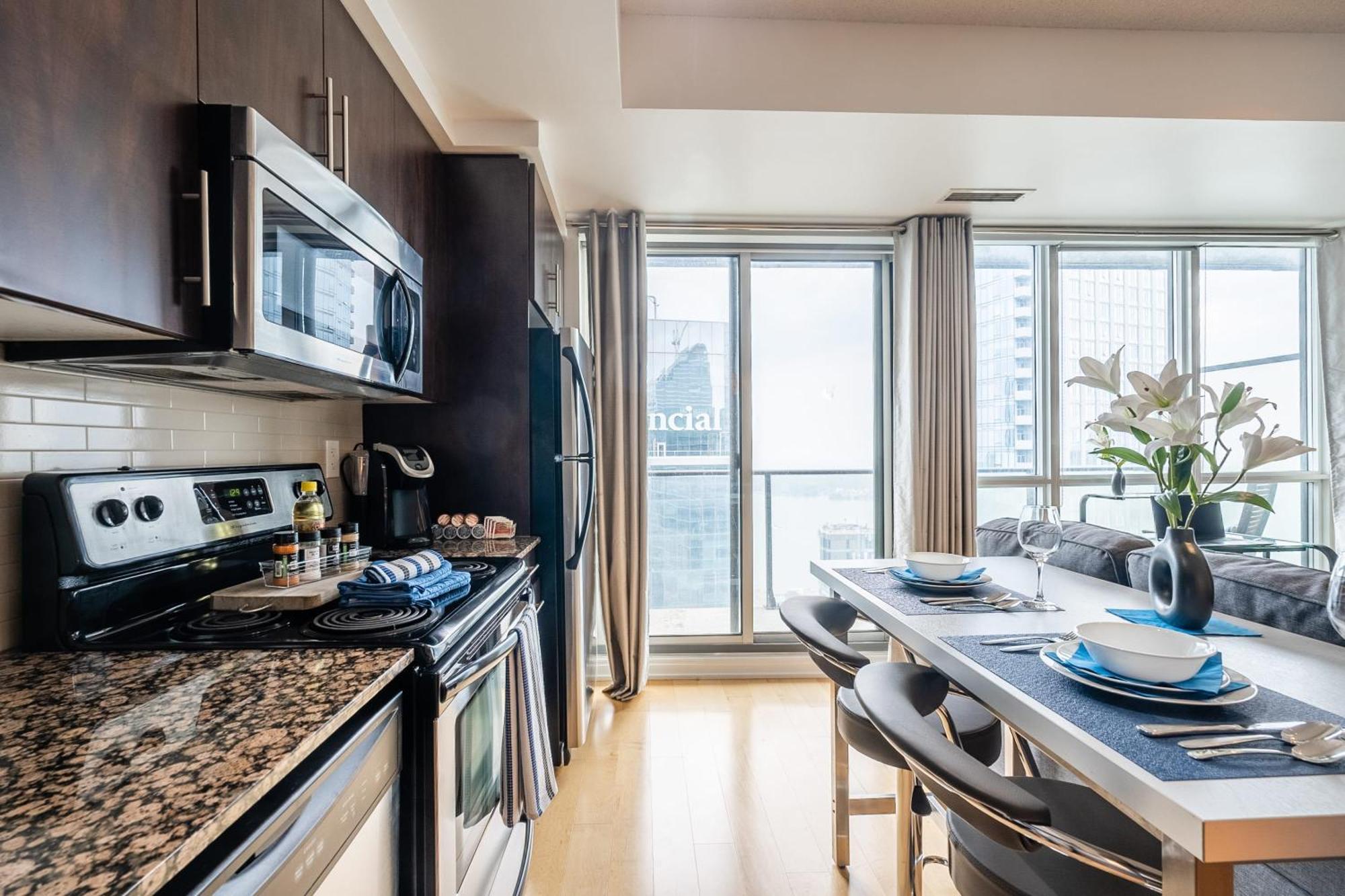 1Br Luxury Condo - Downtown Toronto Exterior foto