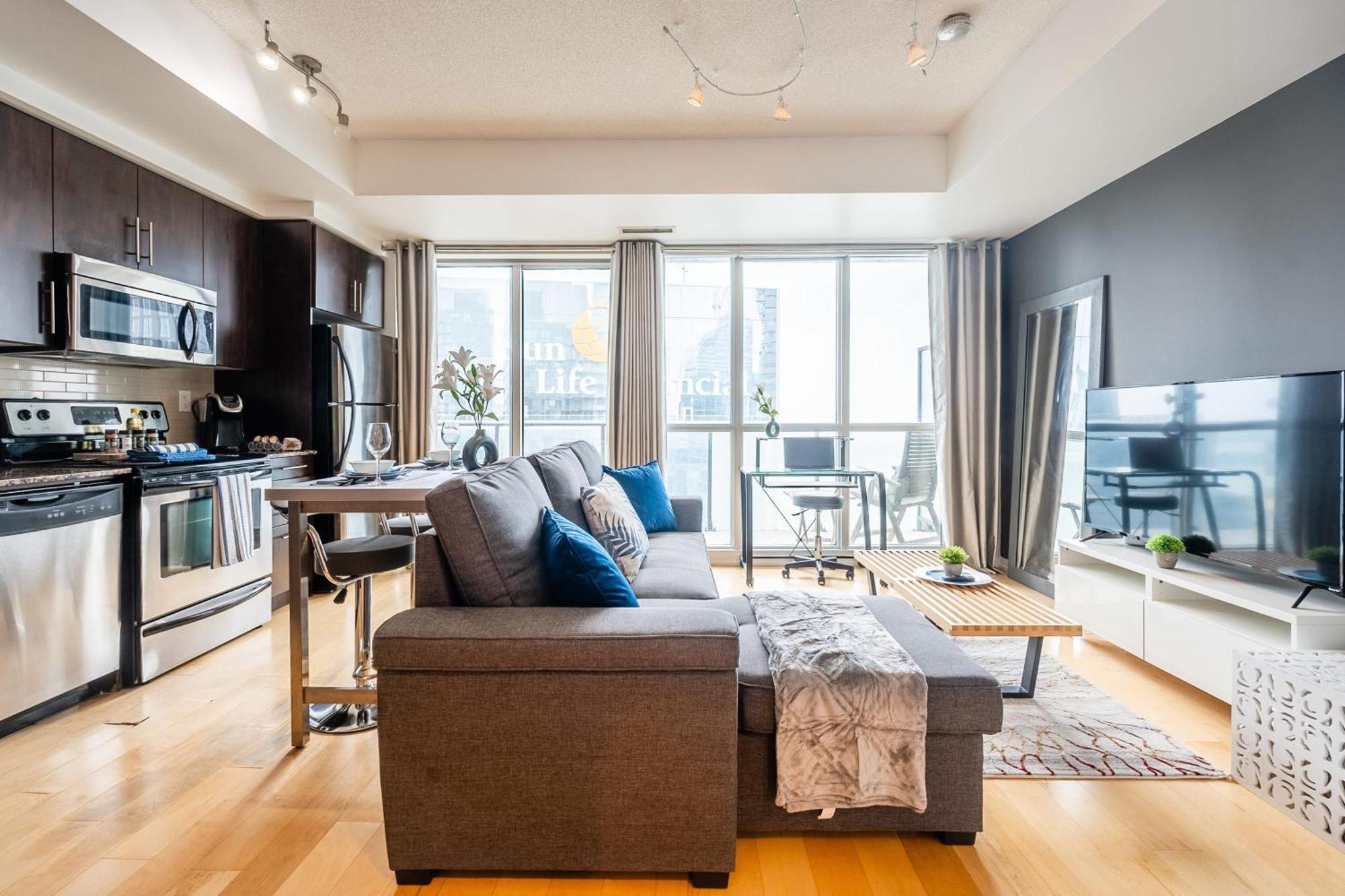 1Br Luxury Condo - Downtown Toronto Exterior foto